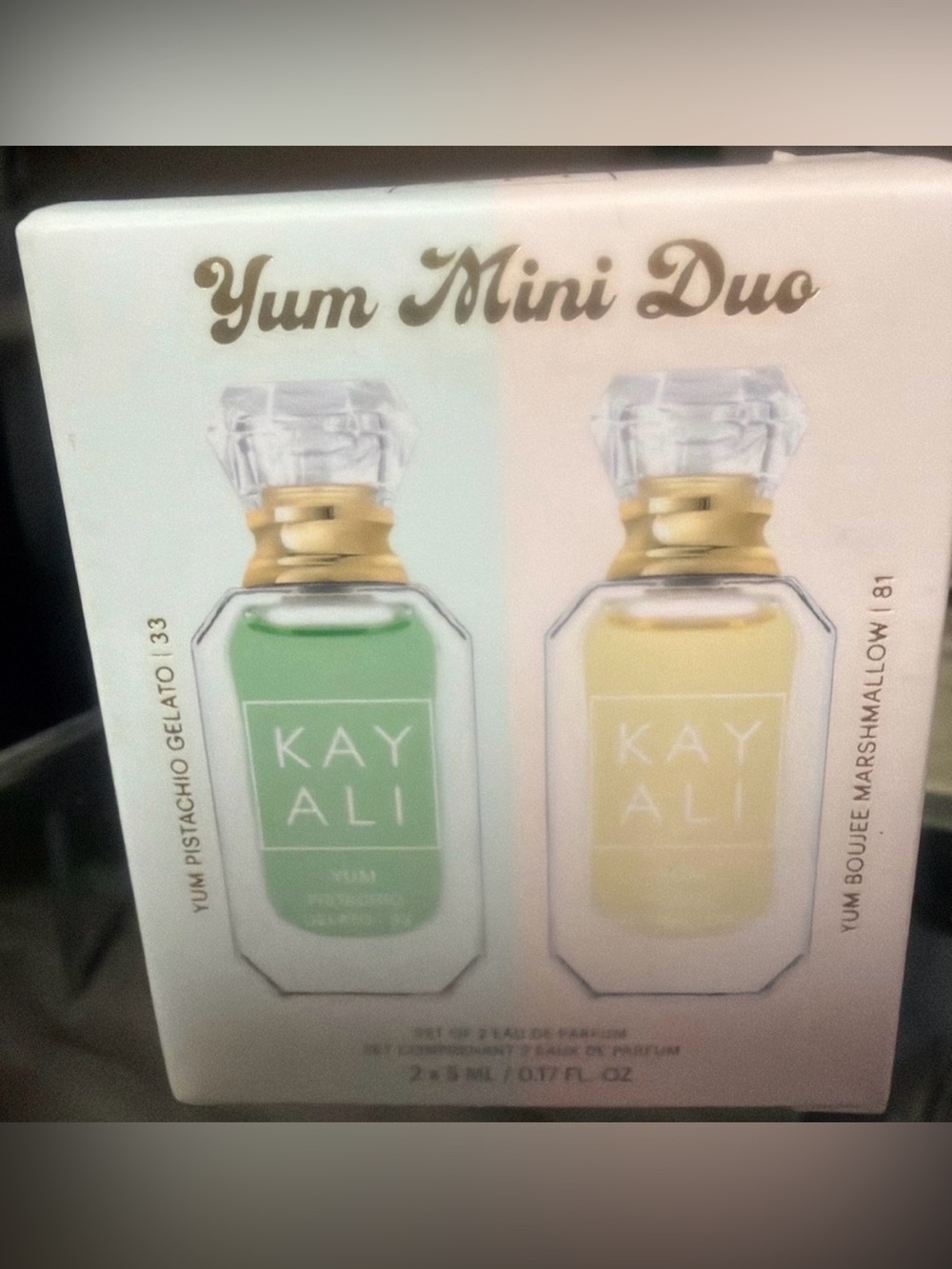 Kayali Yum Mini Duo Women Bath & Body - Green & Cream